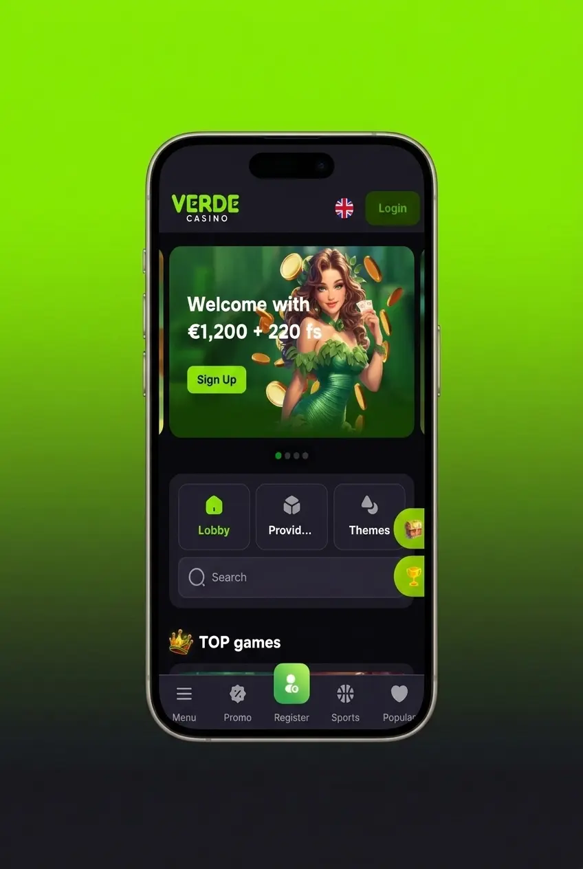 Attivazione codice promo Verde Casino su app mobile: inserimento bonus nel campo deposito su Android e iOS