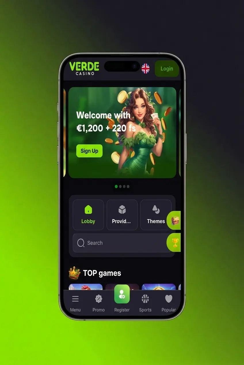 Guida passo passo per inserire il codice bonus su Verde Casino e attivare il bonus di benvenuto